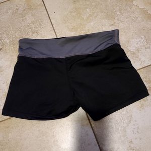 Black & grey athletic shorts